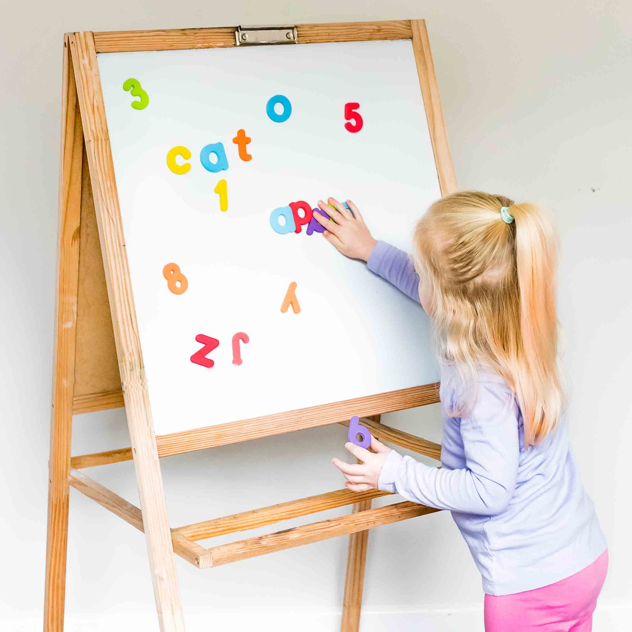 Curious Columbus Magnetic Letters and Numbers – 115 Piece Alphabet & Number Magnet Set