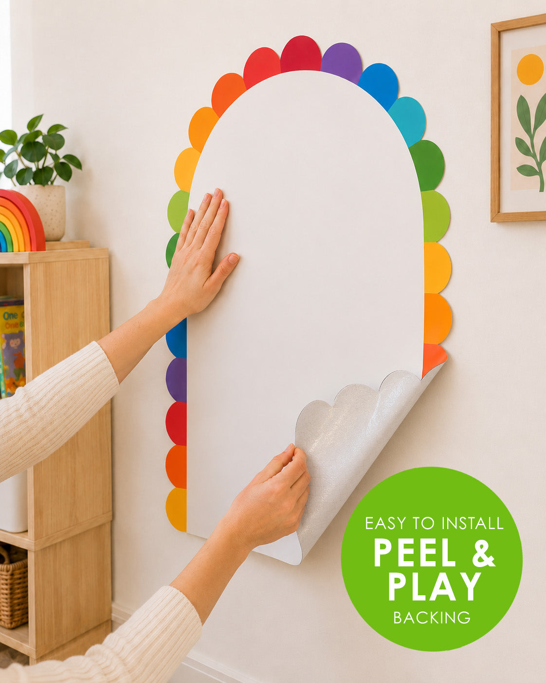 Curious Columbus Magnetic Wall Decal - Peel &amp; Play Design