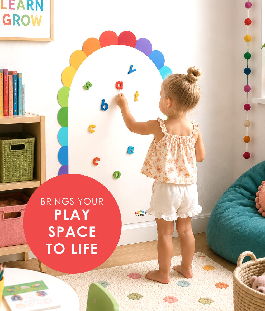 Curious Columbus Magnetic Wall Decal - Peel &amp; Play Design