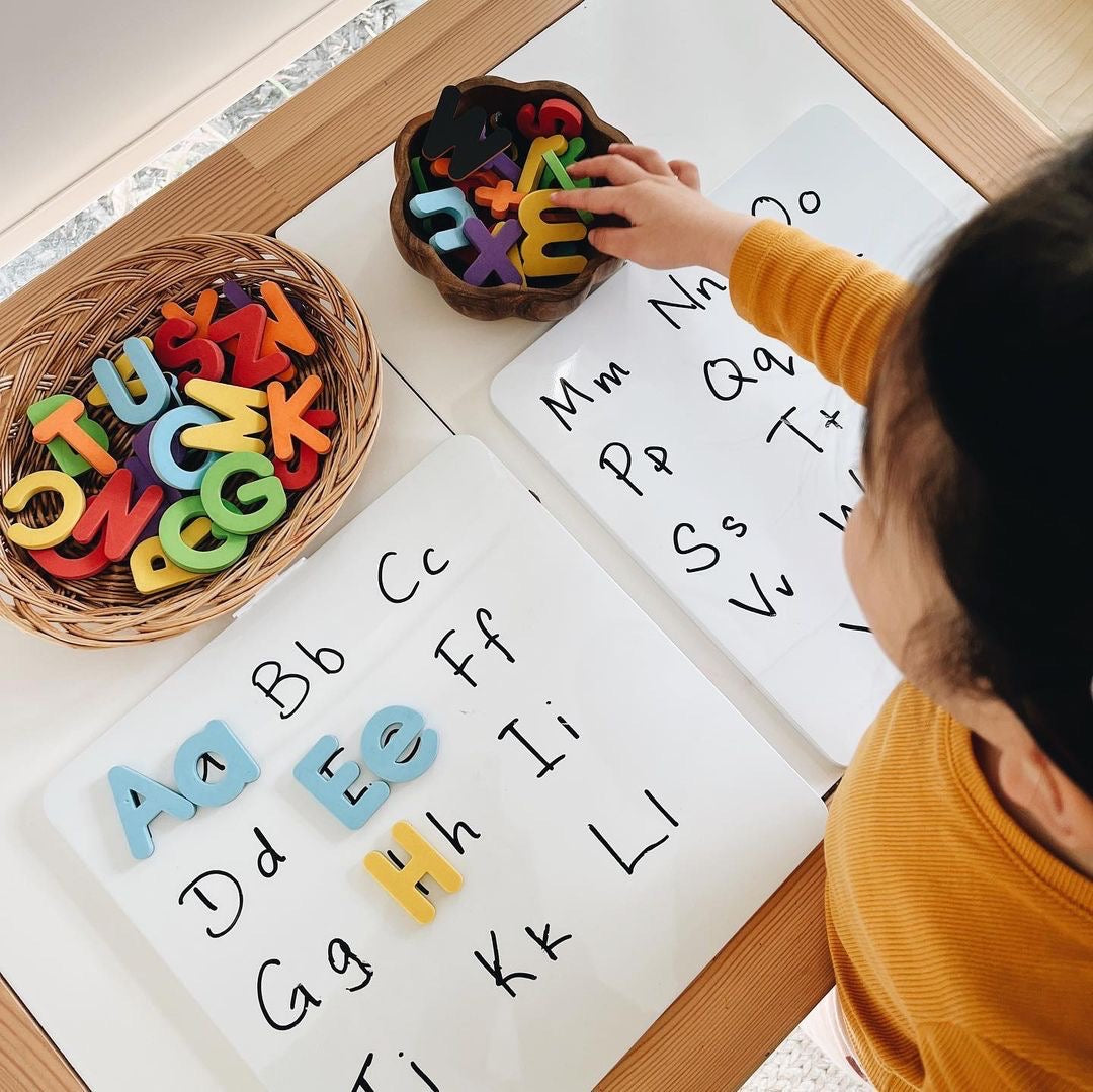 Curious Columbus Magnetic Letters and Numbers – 115 Piece Alphabet &amp; Number Magnet Set