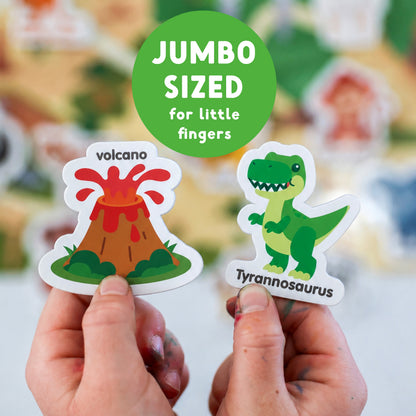 Curious Columbus Magnetic Dinosaurs – 25 Piece Magnetic Play Set
