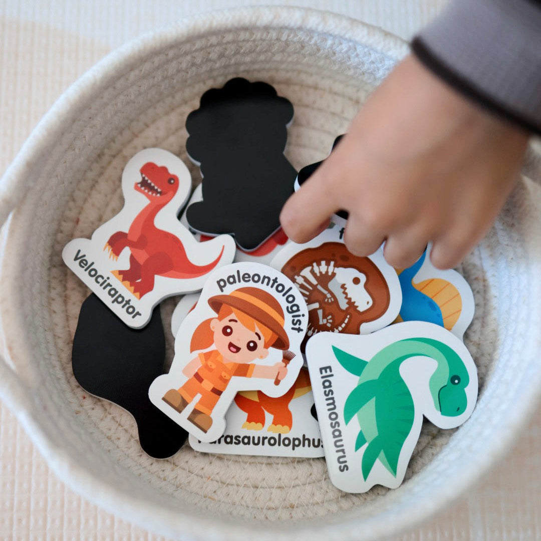 Curious Columbus Magnetic Dinosaurs – 25 Piece Magnetic Play Set