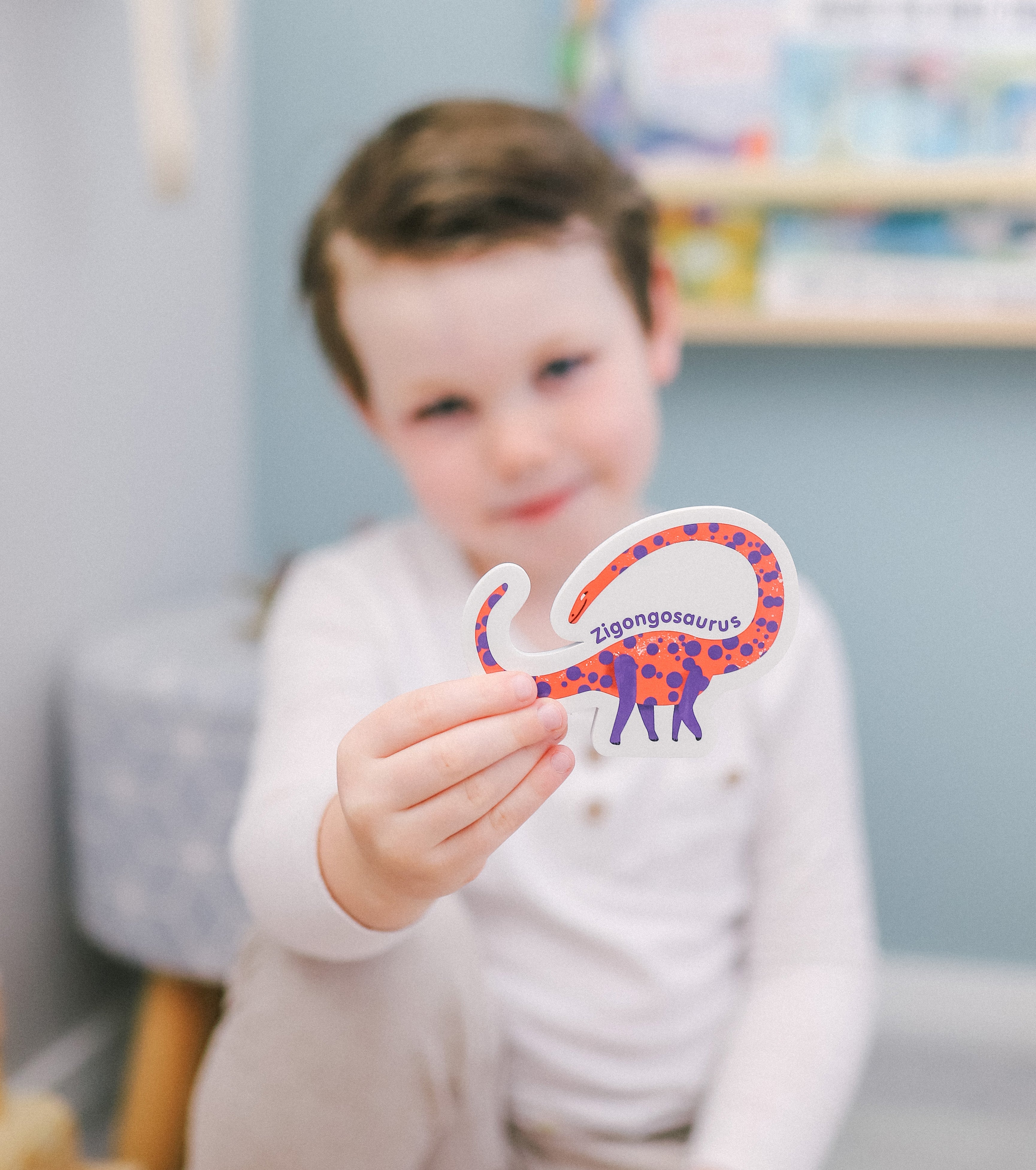 Curious Columbus Magnetic Dinoaurs – 48 Piece Magnetic Play Set