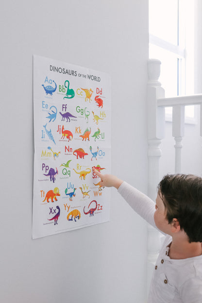 Curious Columbus Magnetic Dinoaurs – 48 Piece Magnetic Play Set