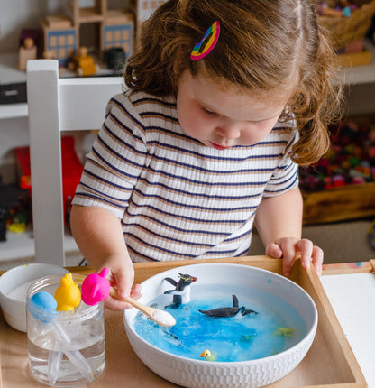 Curious Columbus Silicone Animal Pipette Droppers – 6 Pack Fine Motor Skills Set