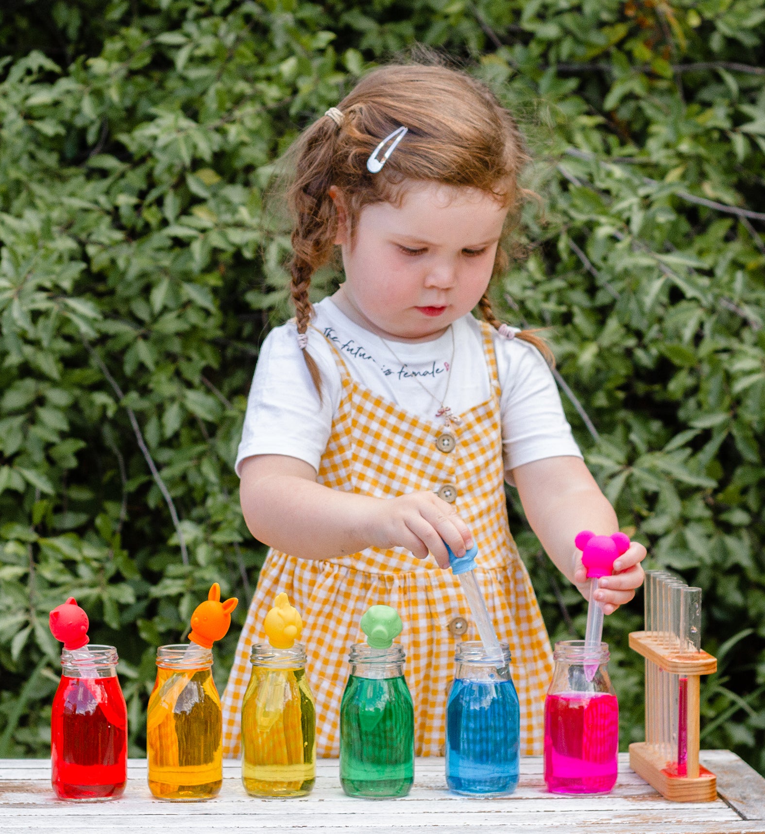 Curious Columbus Silicone Animal Pipette Droppers – 6 Pack Fine Motor Skills Set